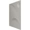 Ekena Millwork 19 5/8in. W x 19 5/8in. H Ezra EnduraWall Decorative 3D Wall Panel Covers 2.67 Sq. Ft. WP20X20EZCDB - alternate 4